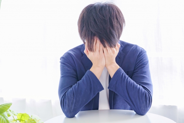 過労で限界な様子
