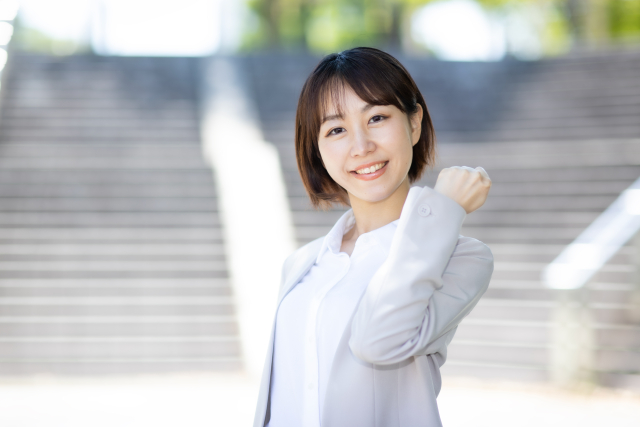 エネルギーがあふれている女性